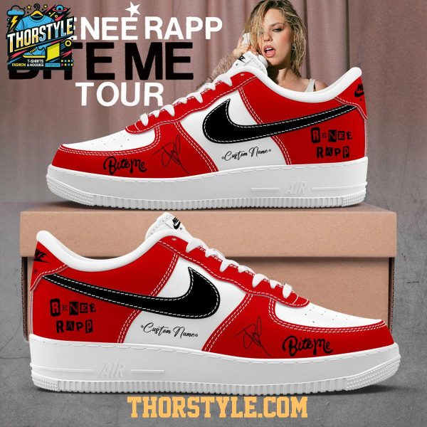 Reneé Rapp Announces Bite Me 2025 Fall Tour Personalized Air Force 1 Shoes