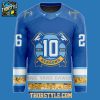Roanoke Rail Yard Dawgs 10 Season 2016 2026 Personalized Hockey Jersey