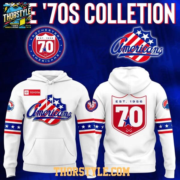 Rochester Americans 70th Anniversary Celebrate 2026 Hoodie T-Shirt