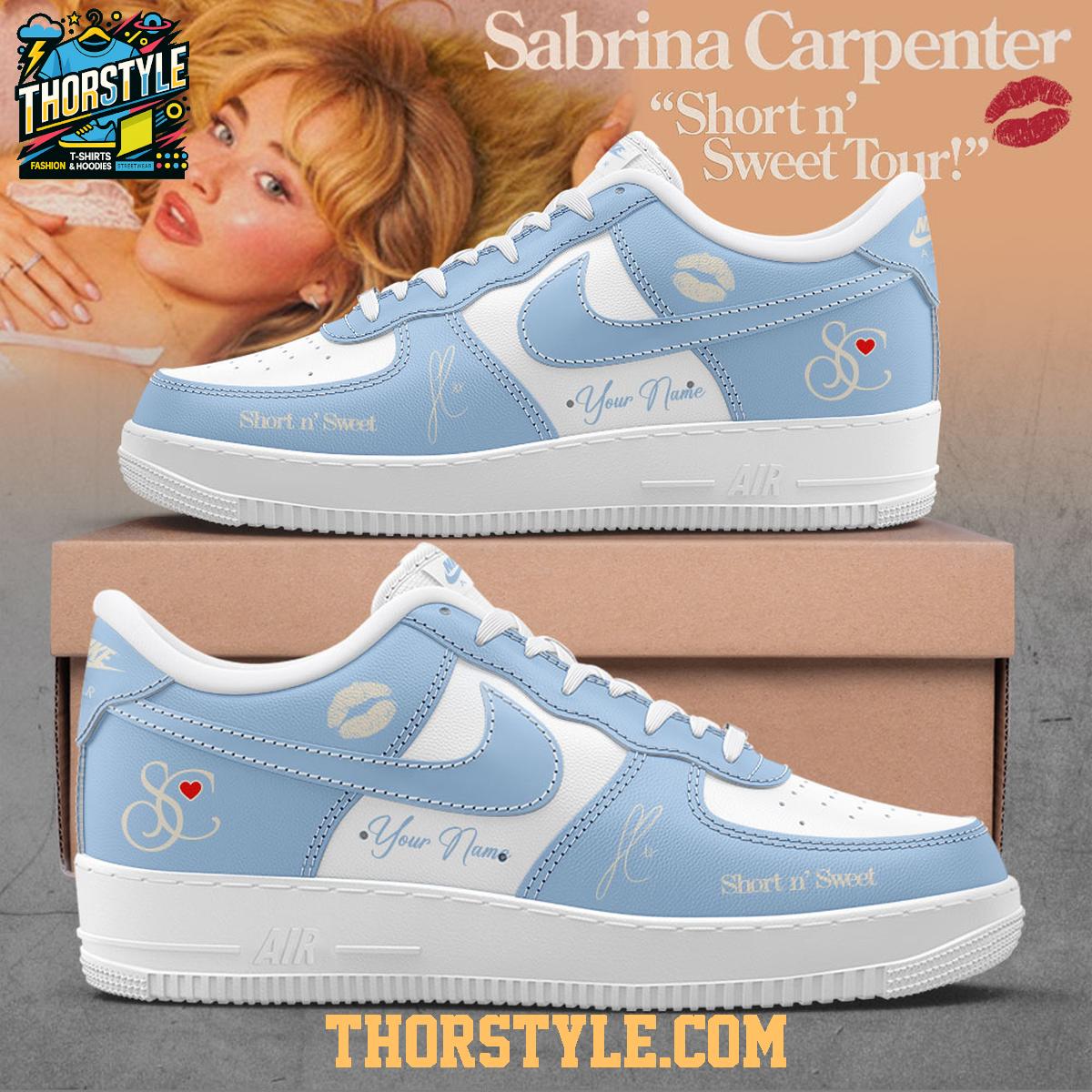 Sabrina Carpenter Short N Sweet Tour 2026 Tears Personalized Air Force 1 Shoes Sabrina Carpenter Short N Sweet Tour 2026 Tears Personalized Air Force 1 Shoes