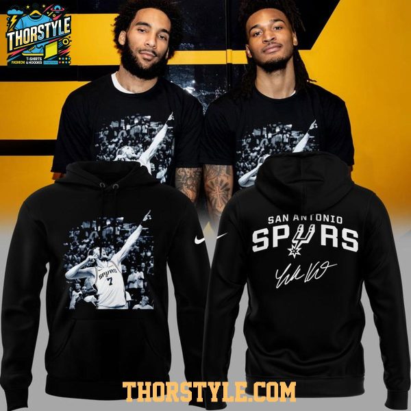 San Antonio Spurs Champions Night Luke Kornet 2025-2026 NBA Hoodie T-Shirt