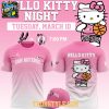 San Antonio Spurs Hello Kitty Pink Night 2025 2026 NBA Game Hoodie T Shirt