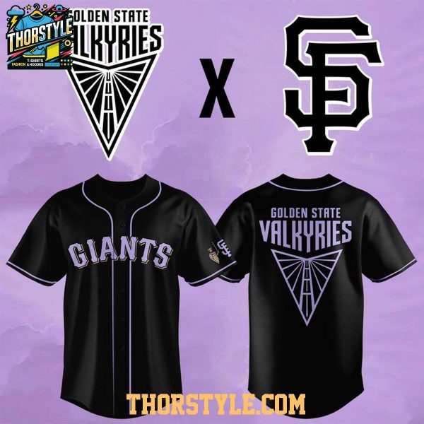 San Francisco Giants Golden State Valkyries Night 2025 Personalized Baseball Jersey
