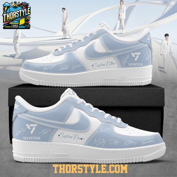 Seventeen New World Tour 2026 Signature Personalized Air Force 1 Shoes