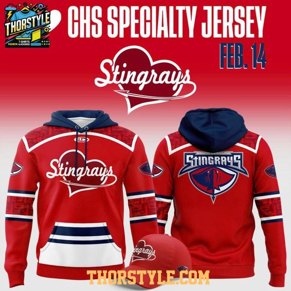 South Carolina Stingrays 2025-2026 I Love CHS Hoodie T-Shirt