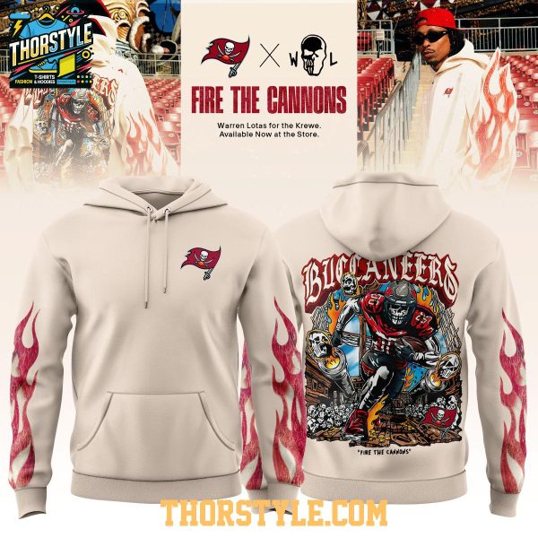 Tampa Bay Buccaneers Warren Lotas 2025 Fire The Cannons Hoodie T-Shirt
