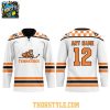 Tennessee Ice Hockey Chuck A Puck 2025 Personalized Hockey Jersey White