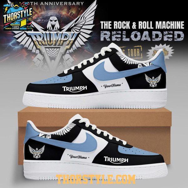 Triumph Personalized Air Force 1 Shoes The Rock & Roll Machine Reloaded Tour 2026