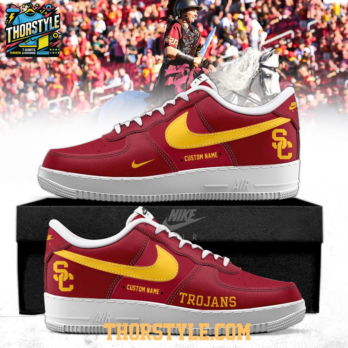 USC Trojans 2025 Forever Fan No Matter What Personalized Air Force 1 Shoes USC Trojans 2025 Forever Fan No Matter What Personalized Air Force 1 Shoes