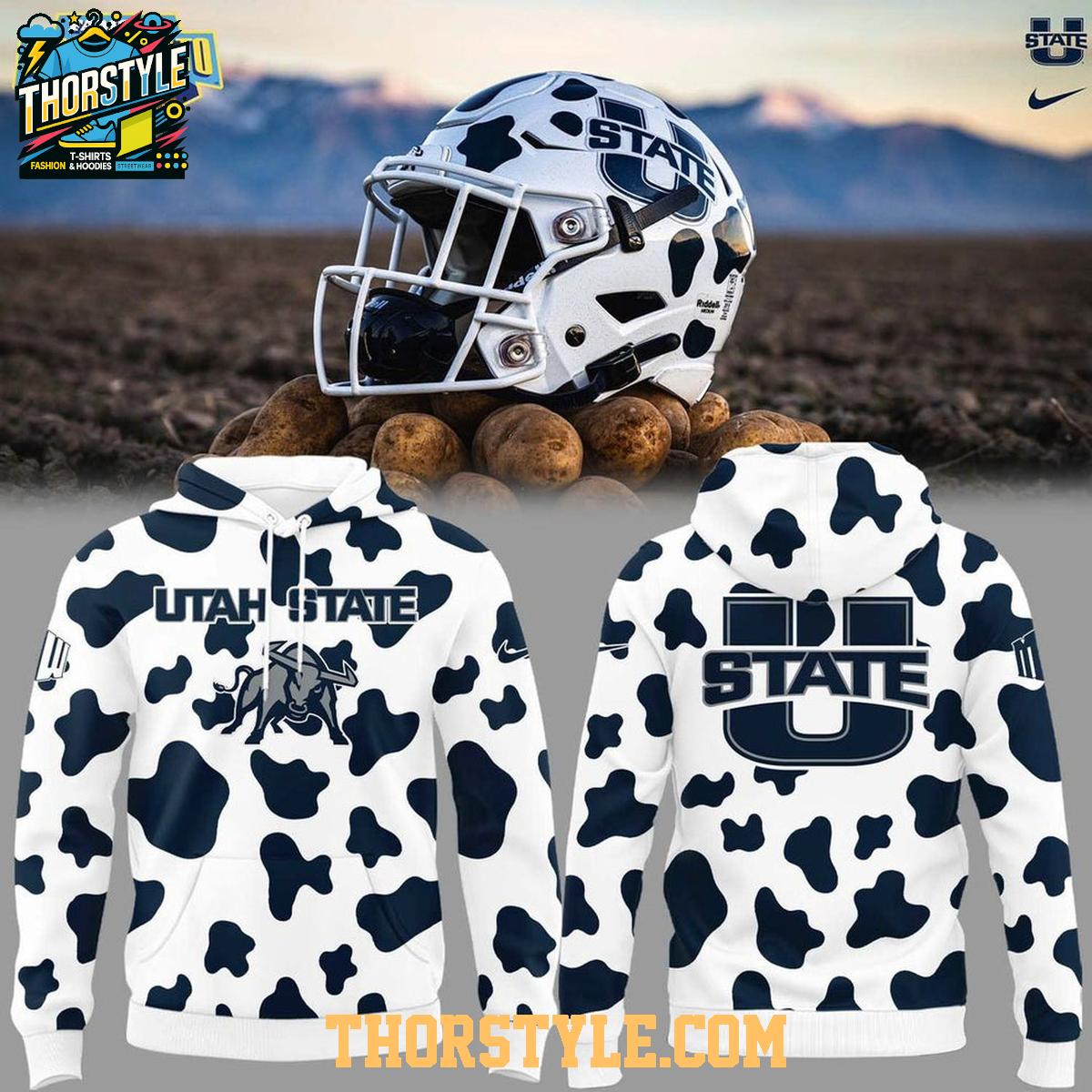 Utah State Aggies 2025 Best Helmet Gameday Hoodie T-Shirt Utah State Aggies 2025 Best Helmet Gameday Hoodie T-Shirt