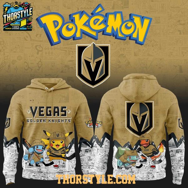 Vegas Golden Knights Pokémon x NHL Trainers Hoodie T-Shirt