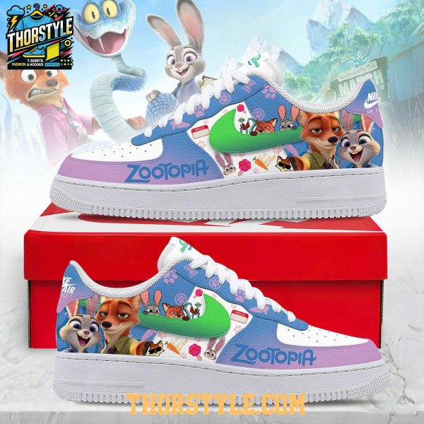 Zootopia 2 I Love You Partner 2025 Christmas Personalized Air Force 1 Shoes
