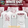 Alabama Crimson Tide White Out 2026 Game Night Hoodie T Shirt