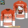 Anaheim Ducks Hello Kitty 2026 Night Big Game Personalized Hockey Jersey