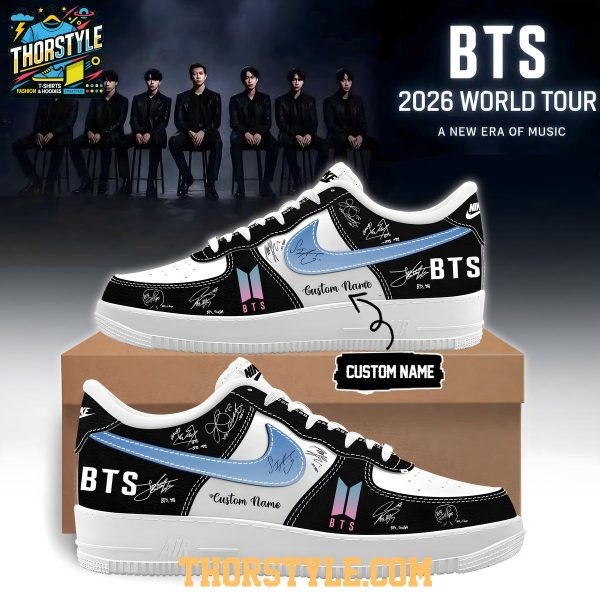 BTS 2026 New Era Of Music World Tour Personalized Air Force 1 Shoes