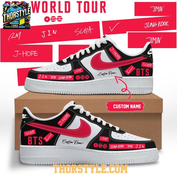BTS 5th Album Release 2026 Big Day Personalized Air Force 1 Shoes