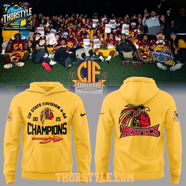 Barstow Aztecs 2026 CIF State Champions 4-AA Division Hoodie T-Shirt