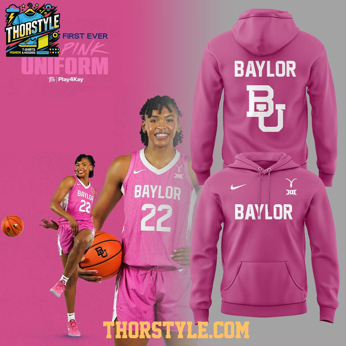 Baylor Bears Basketball Our First Ever All Pink 2026 Hoodie T-Shirt Baylor Bears Basketball Our First Ever All Pink 2026 Hoodie T-Shirt