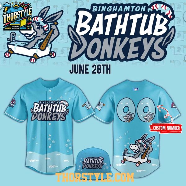 Binghamton Rumble Ponies Bathtub Donkeys 2026 Personalized Baseball Jersey