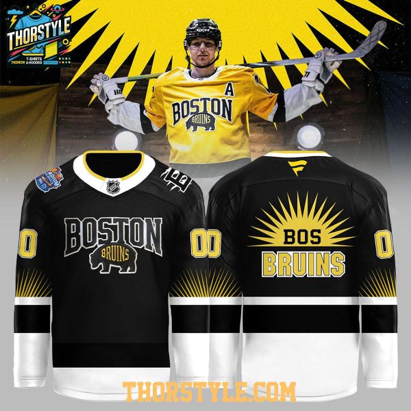 Boston Bruins 2026 NHL Stadium Series Personalized Hockey Jersey