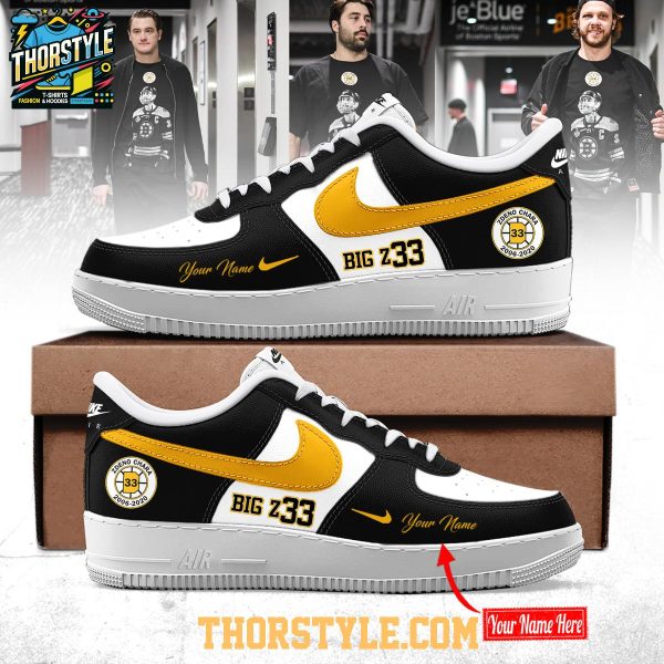 Boston Bruins Zdeno Chara 2026 Night Personalized Air Force 1 Shoes
