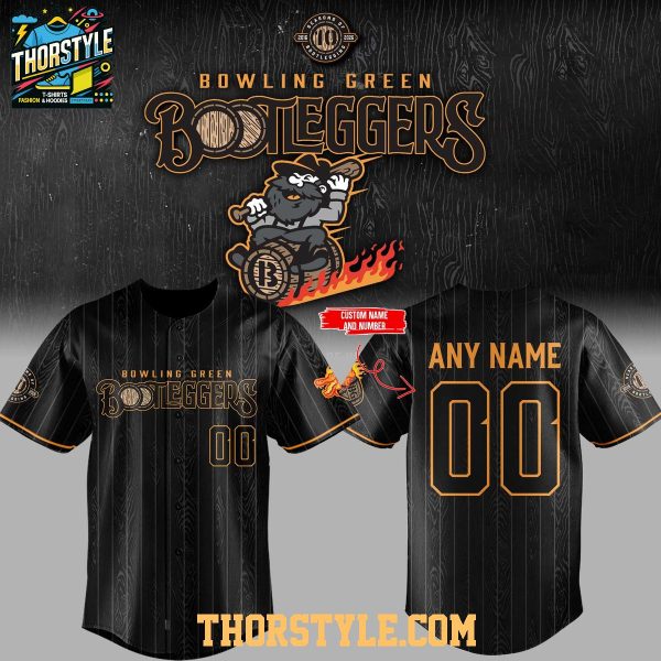 Bowling Green Hot Rods Bootlegger 10th Anniversary 2026 Baseball Jersey