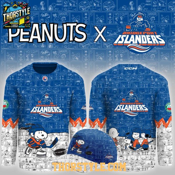 Bridgeport Islanders Peanuts 2026 Night Game Personalized Hockey Jersey