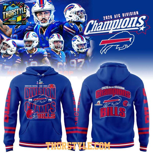 Buffalo Bills 2026 AFC Division Champions Hoodie T-Shirt