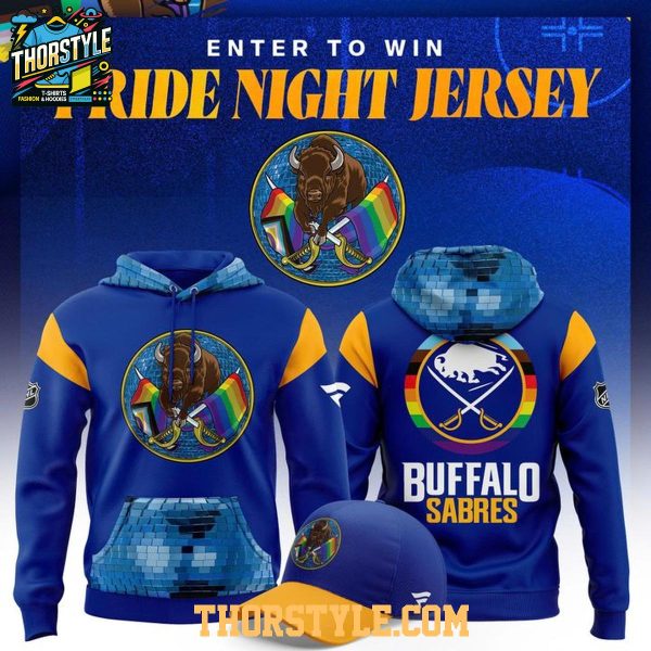 Buffalo Sabres 2026 Pride Night x NHL Game Crossover Hoodie T-Shirt
