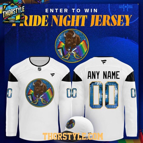 Buffalo Sabres Pride Night Celebrating NHL 2026 Personalized Hockey Jersey
