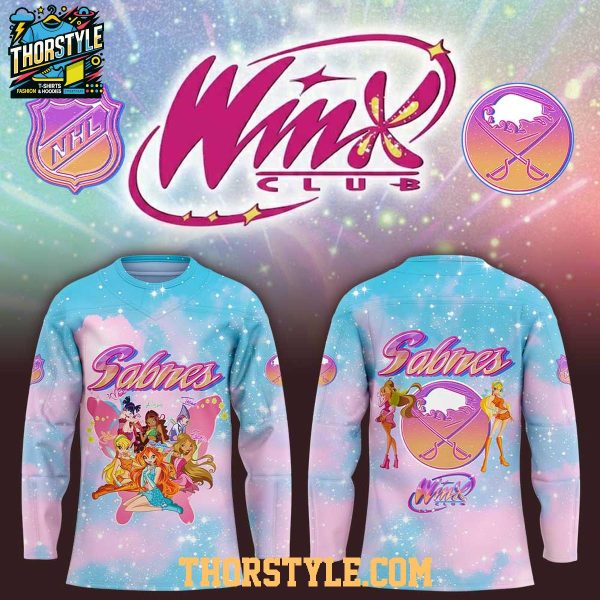 Buffalo Sabres Winx Club The Magic Is Back 2026 Night Hockey Jersey