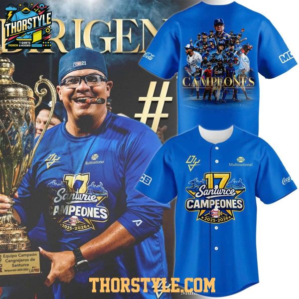 Cangrejeros Campeon de la LBPRC 2026 Personalized Baseball Jersey