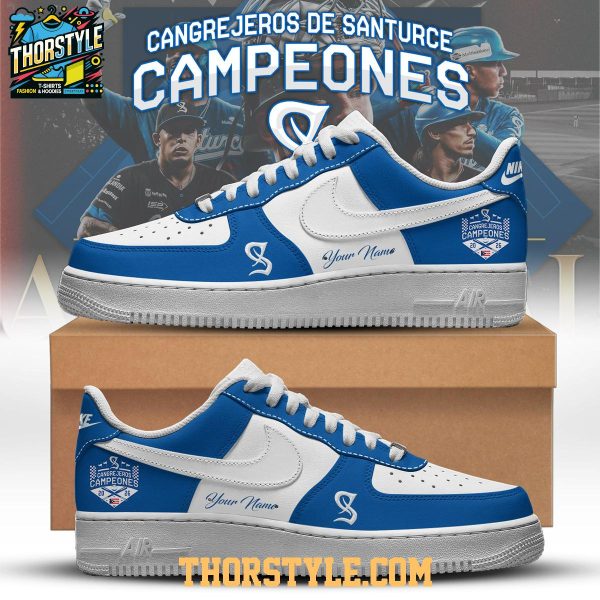Cangrejeros De Santurce Campeon De La LBPRC 2026 AIr Force 1 Shoes