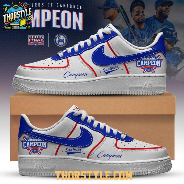 Cangrejeros De Santurce Campeon Serie Final 2026 Personalized Air Force 1 Shoes