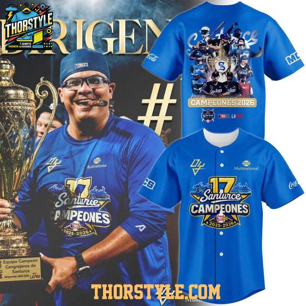 Cangrejeros De Santurce LBPRC 2026 Campeon Personalized Baseball Jersey