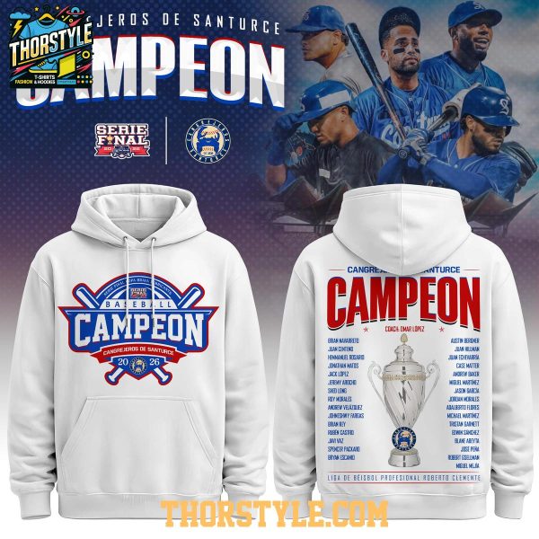 Cangrejeros De Santurce Serie Final 2026 Campeons Hoodie T-Shirt