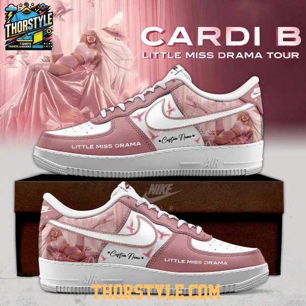 Cardi B 2026 Little Miss Drama Tour Personalized Air Force 1 Shoes