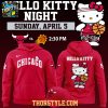 Chicago Bulls Hello Kitty 2026 NBA Game Night Celebrate Hoodie Shirts