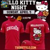 Chicago Bulls Hello Kitty 2026 NBA Game Night Celebrate Hoodie Shirts
