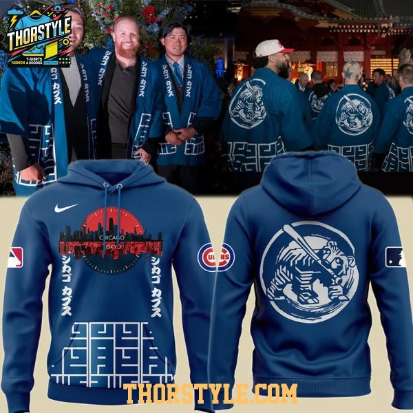 Chicago Cubs Tokyo Series 2025-2026 Memoir Of Japan Hoodie T-Shirt