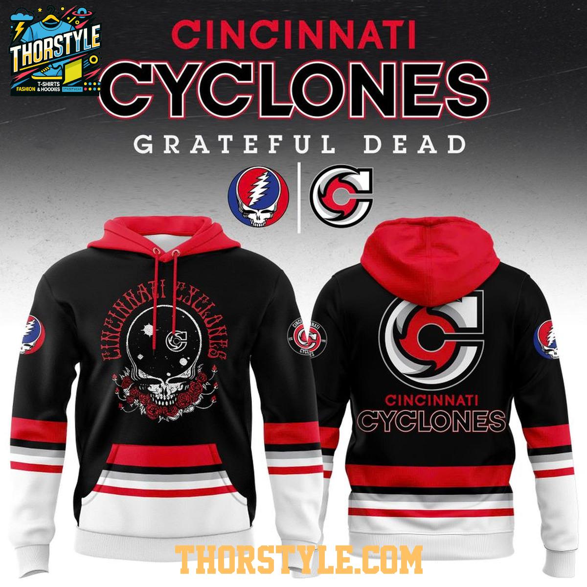 Cincinnati Cyclones Grateful Dead Night 2026 Celebration Hoodie Shirts Cincinnati Cyclones Grateful Dead Night 2026 Celebration Hoodie Shirts