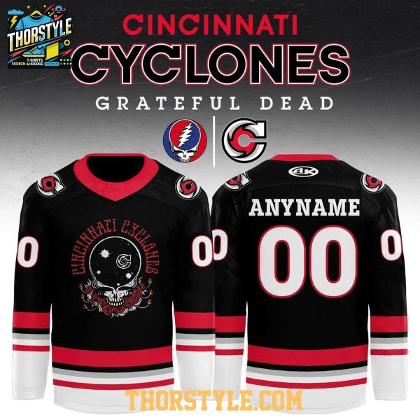 Cincinnati Cyclones Grateful Dead Night 2026 Personalized Hockey Jersey