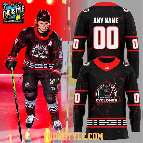 Cincinnati Cyclones Star Wars Darth Vader Night 2026 Hockey Jersey