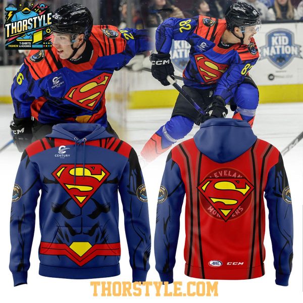 Cleveland Monsters It’s Our Superman Super Hero Night 2026 Hoodie T-Shirt