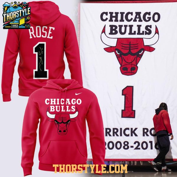 Derrick Rose x Chicago Bulls 2008-2016 Tribute Night 2026 Hoodie T-Shirt