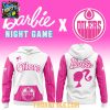 Edmonton Oilers x Barbie Pink 2026 Night Celebrate Hoodie T Shirt