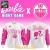 Edmonton Oilers x Barbie Pink 2026 Night Celebrate Hoodie T Shirt