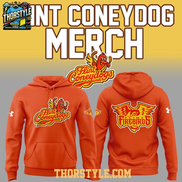 Flint Firebirds x Flint Coney Dogs Night 2026 Celebration Hoodie T-Shirt