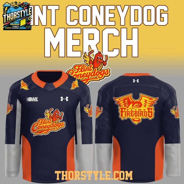Flint Firebirds x Flint Coney Dogs Night 2026 Personalized Hockey Jersey
