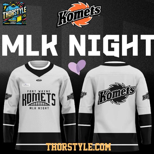 Fort Wayne Komets 2026 Martin Luther King Night Personalized Hockey Jersey